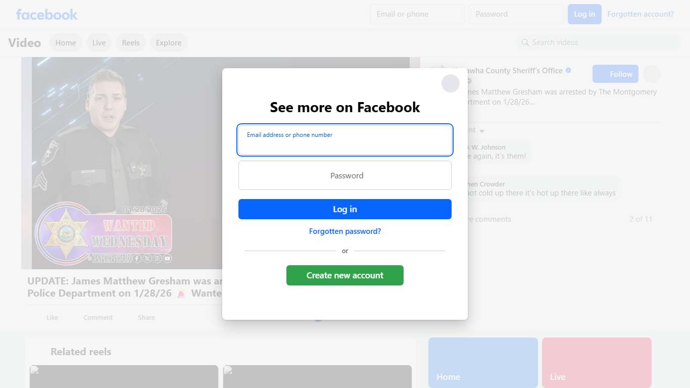UPDATE: James Matthew Gresham was arrested by The Montgomery Police Department on 1/28/26 🚨 Wanted Wednesday – 01/28/2026 🚨 Snow and ice have taken over Kanawha County this week, but warrants still showed up for work. ❄️ • Matthew Dakota Pauley – Wanted on a Circuit Court capias after failing to comply with supervised release. • James Matthew Gresham – Wanted on a Circuit Court capias after failing to appear for his court date. If you know where either of these individuals may be, contact our Wa